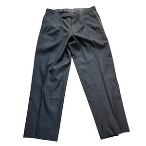 Elite Black Tuxedo Dress Pants | Satin Side Stripe | Size 40/39W x 30L